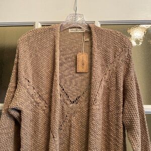 NWT NATURAL LIFE OPEN WEAVE DUSTER XS/S